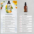 Rosemary Oil and Rice Water Hair Growth Spray - Serum with Biotin, Keratin, Caffeine, Vitamins C & B5 for Hair Mask, Hair Care, Scalp Treatment, Thickening Dry Damaged Hair for Women & Men 12oz
