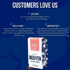Nguyen Coffee Supply - Loyalty Signature Robusta & Arabica Blend: Medium Roast Premium Whole Coffee Beans, Vietnamese Single Origin, Low Acid, High Caffeine, Roasted in Brooklyn [5 Ib Bag]