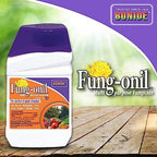 Bonide Fung-onil Multi-Purpose Fungicide, 16 oz Concentrate for Plant Disease Control, Controls Blight, Mildew & More