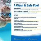 Taylor K2005 High Range Swimming Pool Total and Free Chlorine Bromine Alkalinity Calcium Hardness Base and Acid Demand pH DP Test Kit