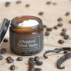 Handmade Whipped Tallow Balm, 100% Grass-fed/finished Beef Tallow, Non-Toxic Skincare, Natural Tallow Face Moisturizer, Relief For Dry Skin, Stretch Marks, Dark Circles, Razor Rash, Aftershave - 2 oz (Coffee & Vanilla Bean)