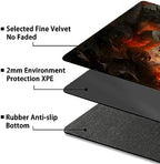 Playmat for MTG, with Free Storage Bags,Game Mat 24 x 14 inches, TCG and Board Game Mat for Cards,Mousepad Desk Mats (Regular,Magic Mat 15)