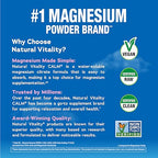 Natural Vitality Calm, Magnesium Citrate Supplement, Anti-Stress Drink Mix Powder - Gluten Free, Vegan, & Non-GMO, Raspberry Lemon, 0.12 oz, 30 Packets