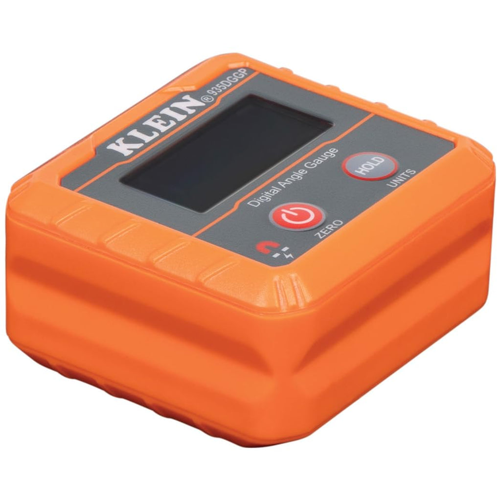 Klein Tools 935DGGP Angle Finder, Digital Gauge with Strong Magnetic Base, Converts Between Degrees, Percent Grade, In/Ft, mm/m