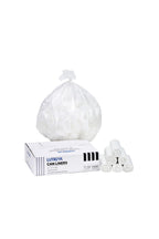 LUTREVA 7-10 Gallon Trash Can Liners 1000 Count Garbage Bags 24'' x 24'' Clear