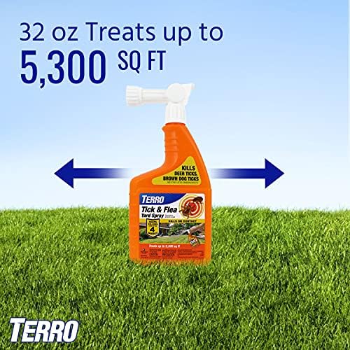 Terro T1240 Tick & Flea Killer Yard Spray -32oz