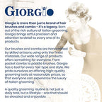 Giorgio G51 Wide Tooth Combs for Women Detangling Comb, Wide Teeth Pocket Comb for Thick Curly Wavy Hair. Hair Detangler Comb For Wet and Dry Everyday Care. Handmade, Saw-Cut and Hand Polished (3.75")