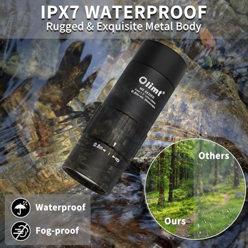 8x25 Monocular Telescope Mini Pocket Monocular Compact Monoculars for Adults