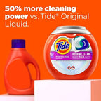 Tide Hygienic Clean Heavy 10x Duty Power PODS Laundry Detergent Pacs For Visible and Invisible Dirt, Spring Meadow Scent, 45 Count