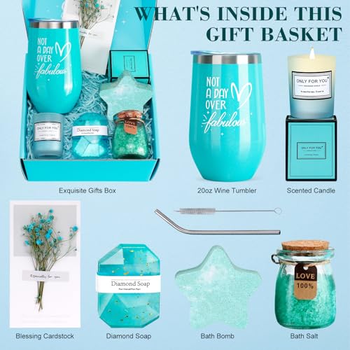 Gifts for Women, Unique Gift for Women, Mom, Girlfriend, Best friend, Sister, Wife, Teacher, Nurse, Her - Birthday, Christmas, Valentine's Day, Mothers Day Gifts - Spa Gift Basket Set