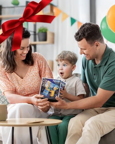 Bubble Gun 2 Packs for Kids, Automatic Bubble Machine with 2 Bottles &25 Bags Refill Solution, Bubble Maker Gifts for Kids, Outdoor Game Toys for Boys&Girls Ages 3+