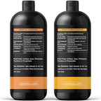 Tea Tree Shampoo and Conditioner Set with Biotin and 100% Pure Tea Tree Oil for Itchy and Dry Scalp - Sulfate and Paraben Free - Tea Tree Oil Shampoo and Conditioner - 16 fl. oz. Each