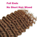 Deep Wave Braiding Hair 150g 20 Inch Bulk Human Hair Mixed Synthetic Curly Braiding Hair for Boho Braids No Weft Wavy Hair Bundles for Braiding (20Inch, #30)