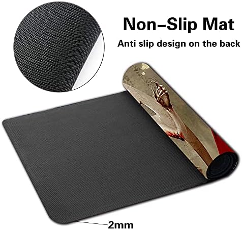 Board Game TCG Playmat Table Mats Games Size 60X35 cm Mousepad Compatible for MTG CCG RPG Trading Card Game (Elesh Norn)