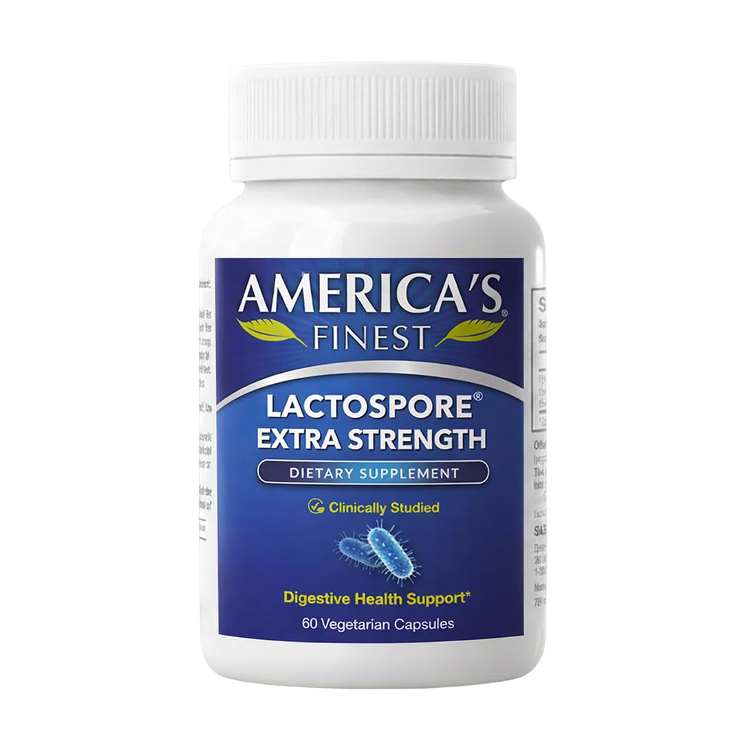 AFI LactoSpore® ES Spore Probiotic | 5B CFU Heyndrickxia Coagulans | Probiotic for Women/Men | Supports Digestive, Immune & Vaginal Health | Made in USA - 60 Capsules