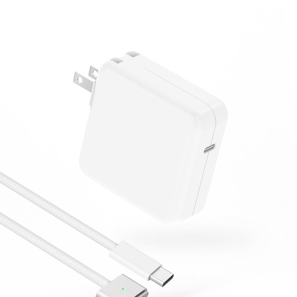 Charger for MacBook Air 13 15 inch MacBook Pro 14 inch M5 M3 M2 M1 2026 2025 2024 2023 2022 2021, 70W USB C Power Adapter, 6.6FT USB C to 3 Braided Cable with LED, Powerful Connect, Original Quality