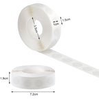 Phinus 3000 Pieces Glue Points, Balloon Tape, Sticky Dots, Double Sided Glue Points, Balloon Sticky Dots for Craft, Wedding Decoration, Stick Photos