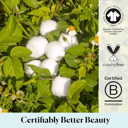 Sky Organics Organic Jumbo Cotton Balls for Sensitive Skin, 100% Pure Organic Cotton Sustainably Grown, Chlorine Free, Hypoallergenic, Ultra-Soft and Absorbant for Beauty&Personal Care, 300 ct