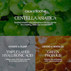 VT COSMETICS Daily Soothing Mask 30ea, Facial Sheet Mask for Moist & Hydrating, 30 Day Supply, Centella Asiatica Face Mask, Instant Calm & Glow, Korean Skincare