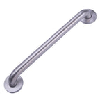 Amazon Basics Bathroom Handicap Safety Grab Bar, 18 Inch Length, 1.25 Inch Diameter, Holds up to 500LBs, ADA Compliant, Stainless Steel