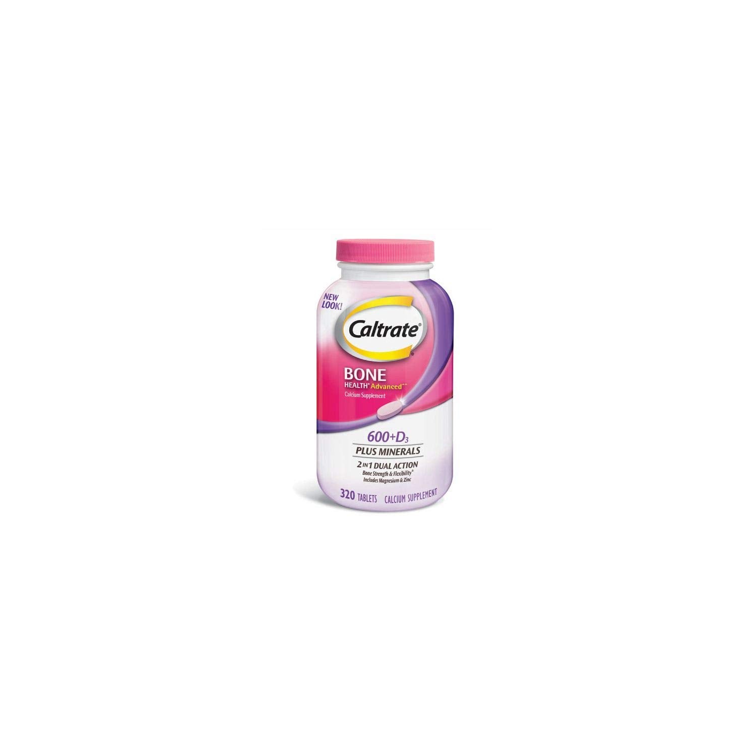 Caltrate 600mg + D3 with Minerals, 320 Count