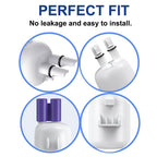 Refrigerator Water Filter Compatible with Everydrop® Filter 1, EDR1RXD1, W10295370A, WHR1RXD1, P8RFWB2L, W10295370, EDR1RXD1B, P4RFWB, Kenmore® 46-9081, 46-9930, 3Pack