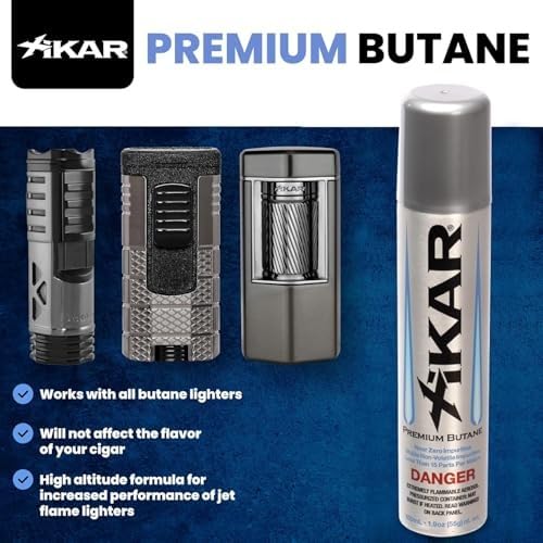 Xikar PUROFINE Premium Butane Fuel Refill (100ml) 0 Impurities - Ultra Refined, Food Grade, Culinary Butane Refill for Torch & Lighter - Jet Flame Lighter Fuel & Kitchen Torch Refills (2 Pack/1.9oz)