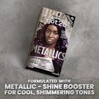 Got2b Metallics Permanent Hair Color, M64 Purple Night Charcoal