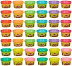 Play Doh Bulk Handout 42-Pack of 1-Ounce Modeling Compound Cans, Back to School Gifts, Prizes, & Party Favors, Kids Arts & Crafts, Preschool Toys, Ages 2+ (Amazon Exclusive)