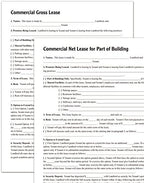 Adams Commercial Lease Forms Pack, Forms and Instructions (LF218P)