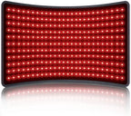 Comfytemp Large 24" x 12" Red Light Therapy for Body, FSA HSA Eligible Infrared Light Therapy Pad, Red Light Therapy Wrap with Pulse for Back Muscle Pain Relief, 4 Mode & 3 Strength