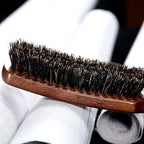 Hair brush for Men, Boar Bristles Brush for Fine Thin Medium Hair, Nature Boar Hairbrush for Beard Styling