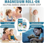 Magnesium Lotion for Kids, Magnesium Roll on for Sleep & Calm - Help Children Calm and Sleep, Support a Balanced Mood, Bedtime & Night
