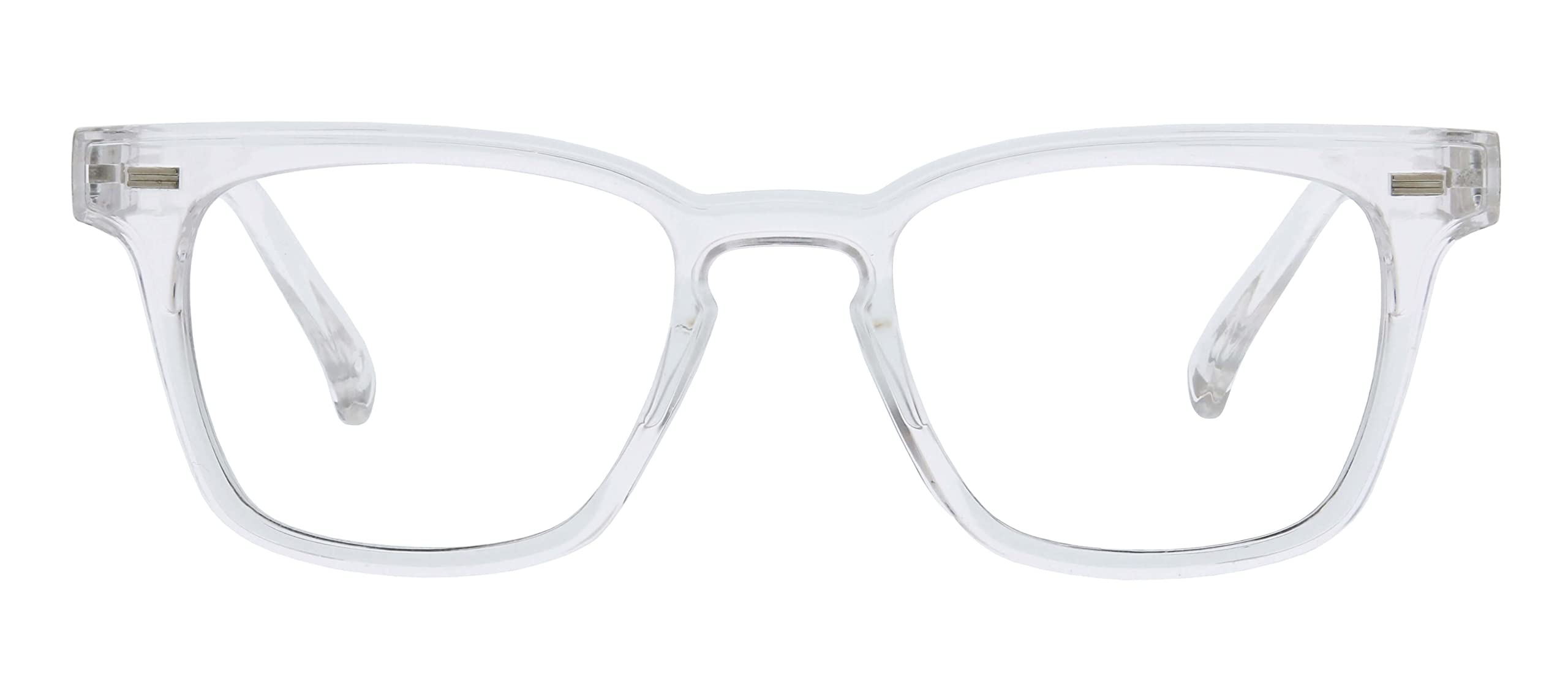 peepers by peeperspecs mens Strut Blue Light Blocking Reading Glasses, Clear, 48 US