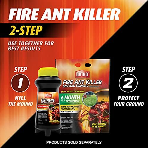 Ortho Orthene Fire Ant Killer1, Kills the Queen, Destroys up to 162 Mounds, Begins Working in 60 minutes, 12 oz.