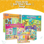 Imagimake Window Art Jungle Suncatcher Kit | Kids Crafts Supplies | Girls Toys Age 6-8 | Arts and Crafts for Kids Ages 8-12 | Creative Fun Craft Kit | Gifts for 5 Year Old Boys & Girls