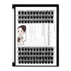 Bodermincer 84 Clusters Large Pack D Curl Volume Lashes Set Wide Cluster False Eyelash DIY Eyelash Extension Individual Lash Girl Women Home Eyelash Extension (14mm)