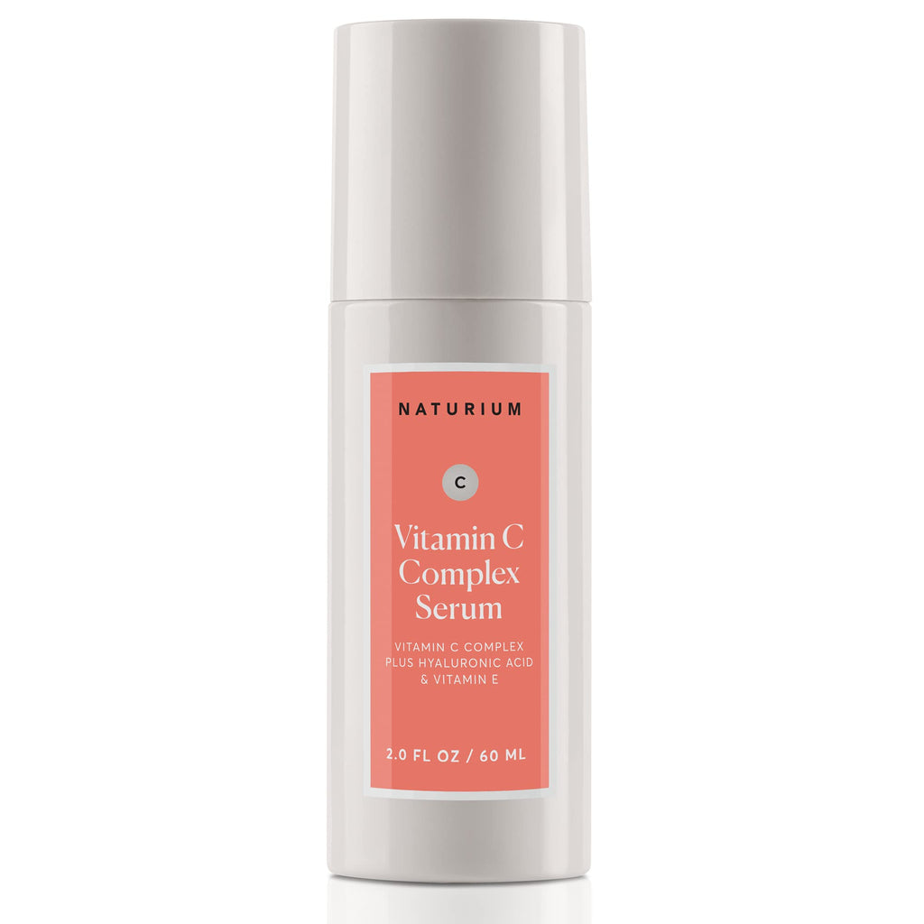 Naturium Vitamin C Complex Face Serum Jumbo, Anti-Aging Facial Treatment with Hyaluronic Acid & Vitamin E, 2 oz