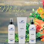 Hair Styling Gel 8 oz (2-Pack Gift Set) Medium Hold - Fragrance Free Hypoallergenic - Irritation Free Styling Gel for Sensitive Skin - for Men Women Children - Gluten Free Vegan Cruelty Free