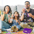 Bulk Classroom Treasure Box Toys Prizes for Kids 300 Pack, Mini Small Bubble Wands Outdoor Party Favor Supplies Bulk for Toddlers, Non Candy Treat Goody Gift Bag Stuffers Fillers for Birthday Wedding