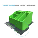 Sahvaim Upgraded for Bambu Lab 3D Printer PLU Build Plate for Bambu Lab X1 X1C X1E P1S P1P A1, Energy-Saving Low-Temperature Cold Printing, Farm's First Choice, Super Sticky no Edge Warping