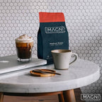 Magni Coffee - Whole Beans - Medium Roast - Low Acid - Single Origin USDA Organic Non-GMO Beans Third Party Tested For Mycotoxins & Pesticides - Fair Trade -12 Oz