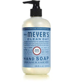 Mrs. Meyer's Clean Day Liquid Hand Soap 6 Scent Variety, Lavender, Rainwater, Oat Blossom, Plumberry, Lemon Verbena, Basil, 12.5 oz, 6 Count