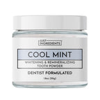 Just Ingredients Remineralizing Tooth Powder - Fluoride-Free, Whitens, Vegan, Clean - 1 oz Whitening