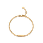 PAVOI Lightweight Bracelet for Women, 14K Gold Plated, Yellow Gold