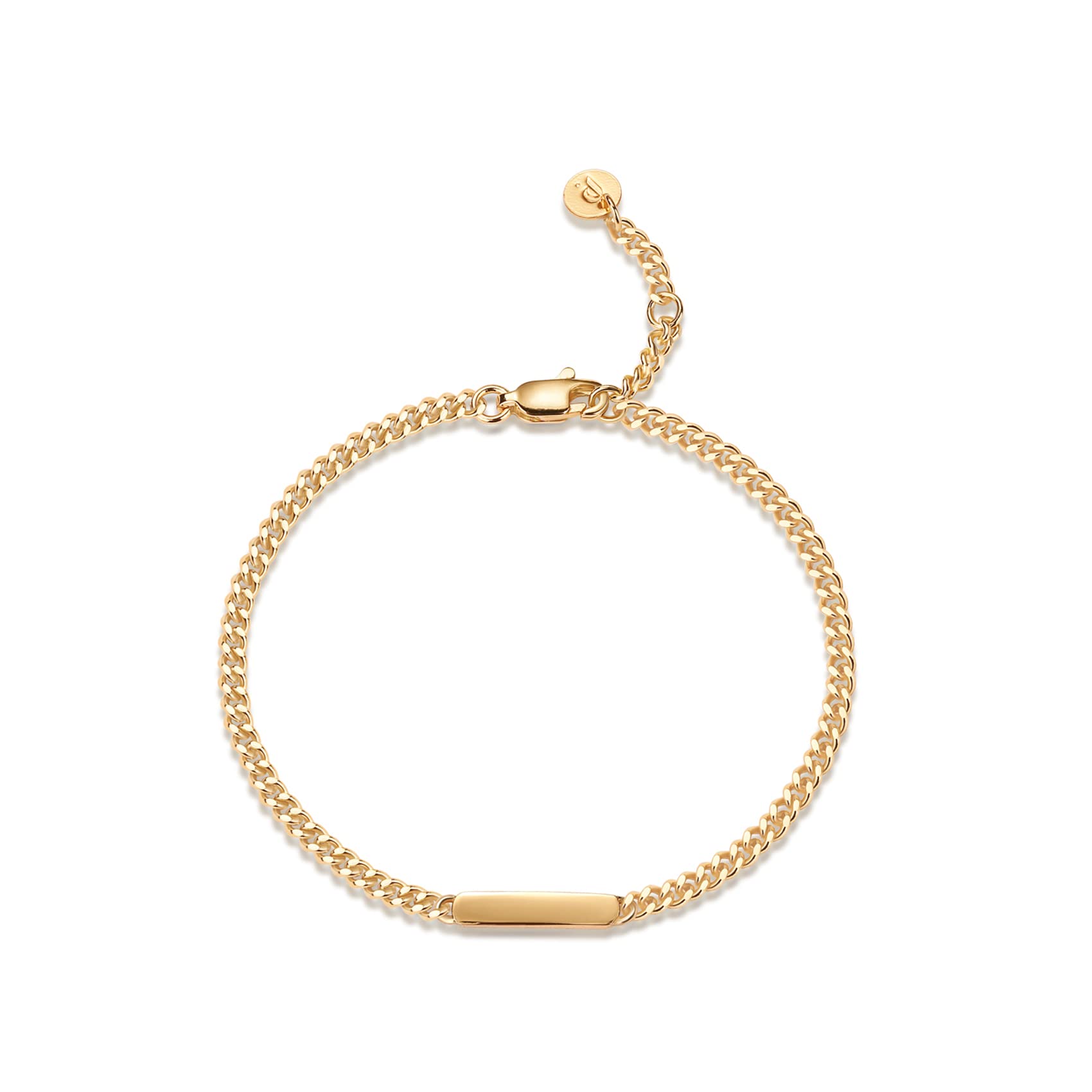 PAVOI Lightweight Bracelet for Women, 14K Gold Plated, Yellow Gold