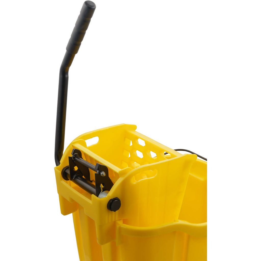 SPARTA 35 Qt Mop Bucket System with Wringer and Insert, Yellow