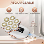 2-in-1 Electric Razors for Women, Wet/Dry 7D Rechargeable Rotary Shaver for Legs, Water Resistant Grooming Kit - Electric Razors for Women, Facial Hair Removal, Bikini Trimmer, Lips - Gentle Hair Remo