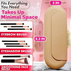 Silicone Makeup Brush Holder Travel - Small Makeup Brush Bag Travel Makeup Bag for Brushes Silicone Makeup Brush Organizer Makeup Brush Case - Silicone Make Up Bag Make Up Brush Holder Organizer