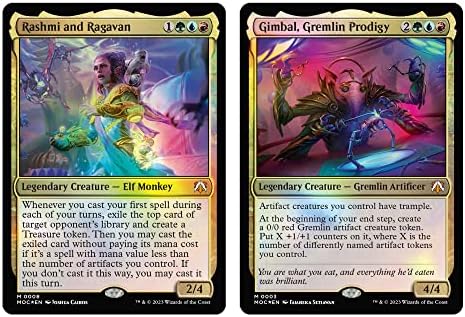 Magic: The Gathering March of the Machine Commander Deck - Tinker Time (100-Card Deck, 10 Planechase cards, Collector Booster Sample Pack + Accessories)